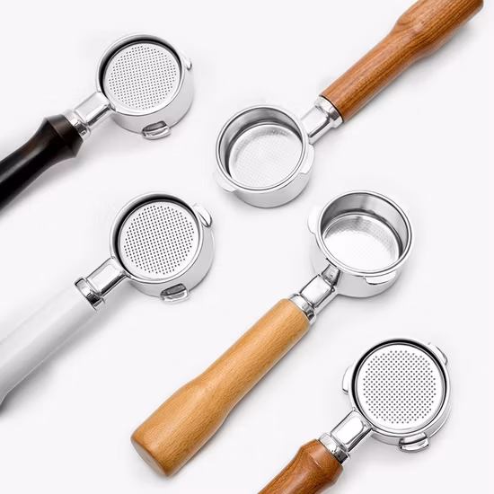 51mm Stainless Steel Replacement Filter Basket Coffee Accessories Bottomless Portafilter Made in China