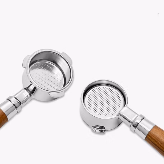 51mm Stainless Steel Replacement Filter Basket Coffee Accessories Bottomless Portafilter Made in China