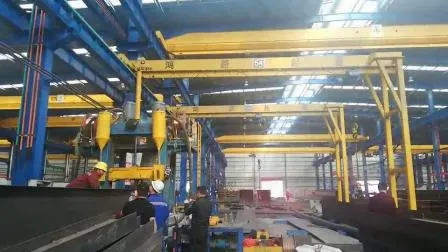 Fully Automatic Ce Certificate Assembly-Welding-Straightening 3 in 1 Intergrated Machine for H/I Beam Welding~